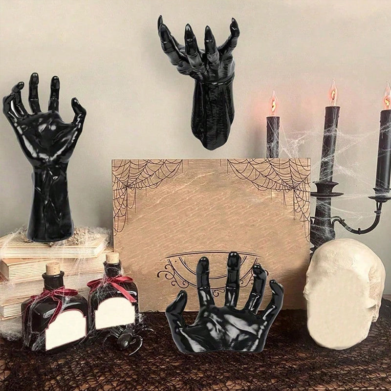 Eternal Night: 12 Gothic Halloween Wall Spirits – Bats, Haunted Hands & Candle Shadows