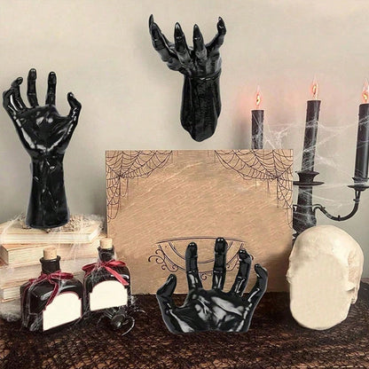 Eternal Night: 12 Gothic Halloween Wall Spirits – Bats, Haunted Hands & Candle Shadows