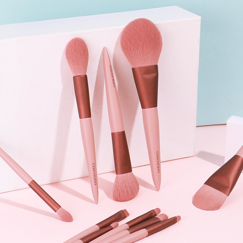 Cherry Blossom Bloom Makeup Brush Set – Elegant Cosmetic Brushes