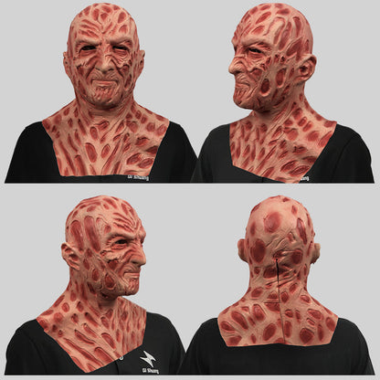 Nightmare Freddy Full-Face Mask – Horror Demon Headgear & Parody Halloween Prop