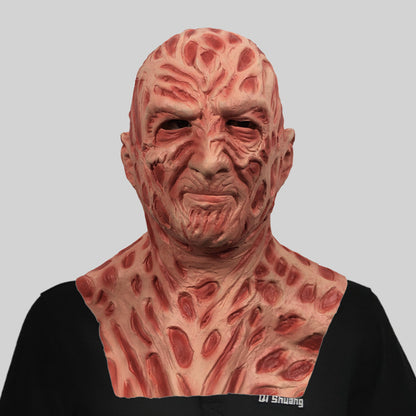 Nightmare Freddy Full-Face Mask – Horror Demon Headgear & Parody Halloween Prop