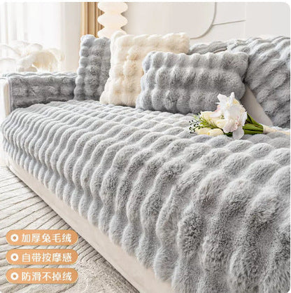 ⛄️ Wavy Sofa Cover with Ultra-Soft Coating [Super Stretchable]