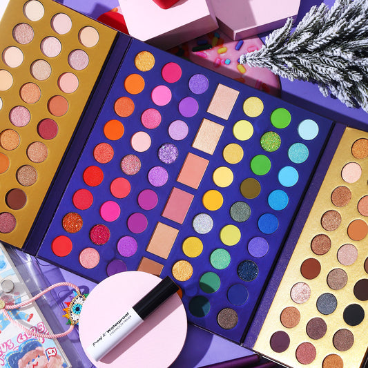 114-Color Magic Earth Palette – Multi-Effect Eyeshadow, Blush & Highlighter