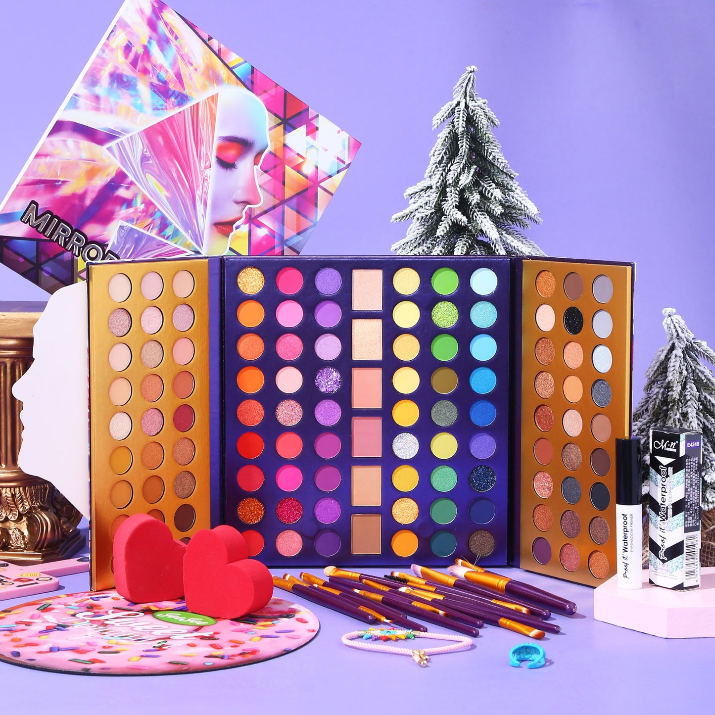 114-Color Magic Earth Palette – Multi-Effect Eyeshadow, Blush & Highlighter