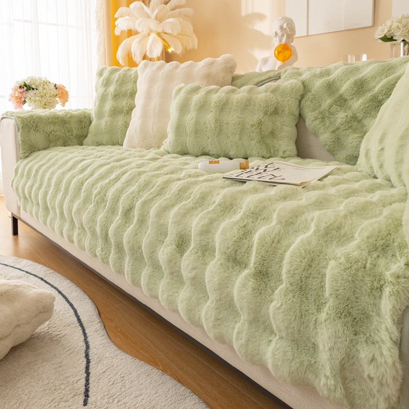 ⛄️ Wavy Sofa Cover with Ultra-Soft Coating [Super Stretchable]
