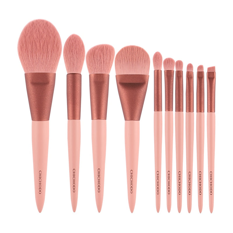 Cherry Blossom Bloom Makeup Brush Set – Elegant Cosmetic Brushes