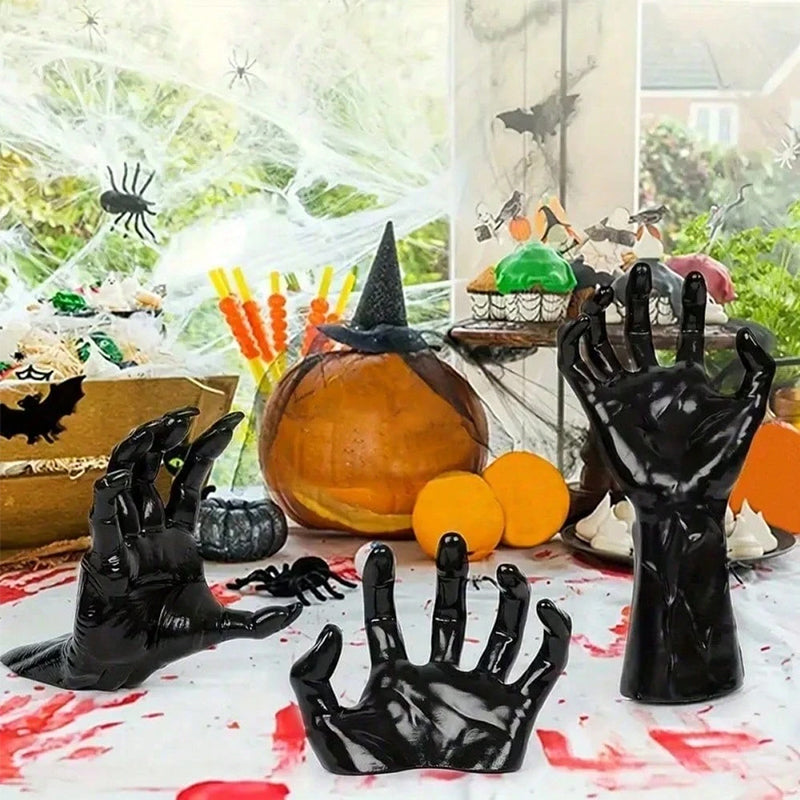 Eternal Night: 12 Gothic Halloween Wall Spirits – Bats, Haunted Hands & Candle Shadows