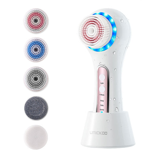 Multifunctional Electric Facial Cleansing Brush – Deep Clean & Blackhead Remover