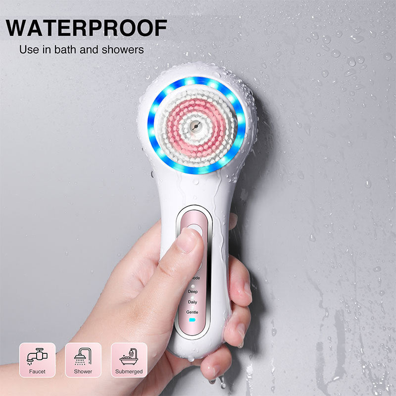 Multifunctional Electric Facial Cleansing Brush – Deep Clean & Blackhead Remover