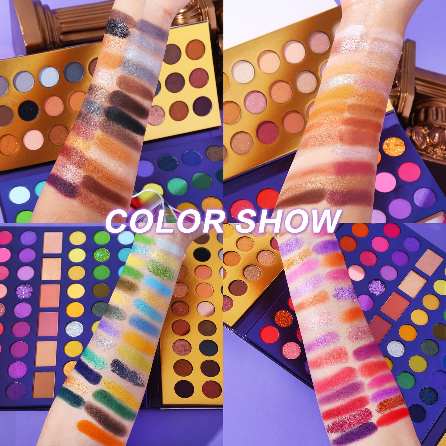114-Color Magic Earth Palette – Multi-Effect Eyeshadow, Blush & Highlighter