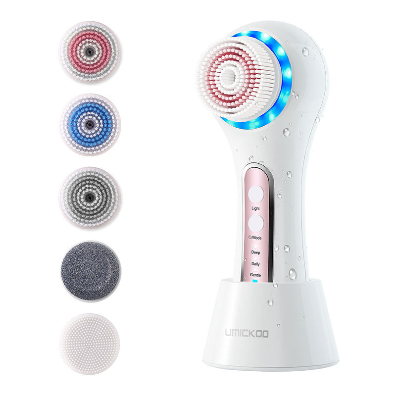 Multifunctional Electric Facial Cleansing Brush – Deep Clean & Blackhead Remover