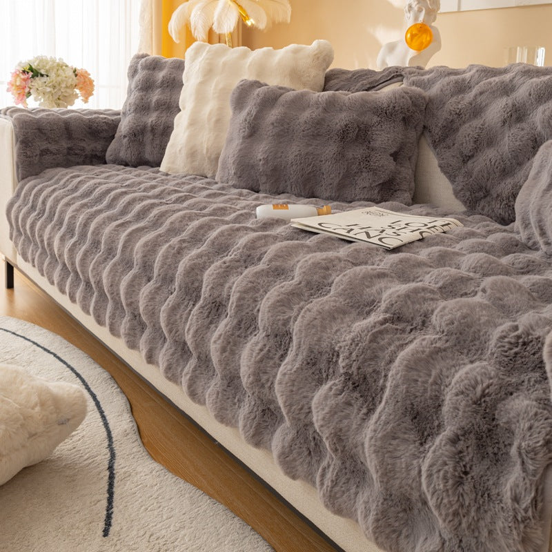 ⛄️ Wavy Sofa Cover with Ultra-Soft Coating [Super Stretchable]