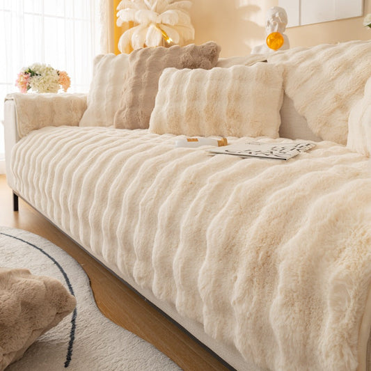 ⛄️ Wavy Sofa Cover with Ultra-Soft Coating [Super Stretchable]