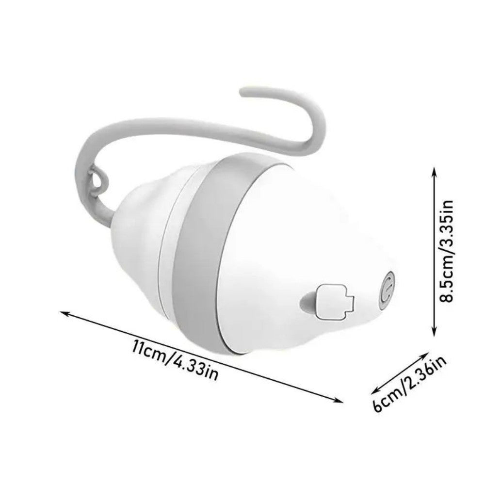 Rolling Mouse Cat Toy Automatic Moving Mouses Glow Feather Electric Teasing Stick Lrregular Running Pet Products
