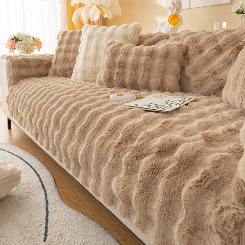 ⛄️ Wavy Sofa Cover with Ultra-Soft Coating [Super Stretchable]